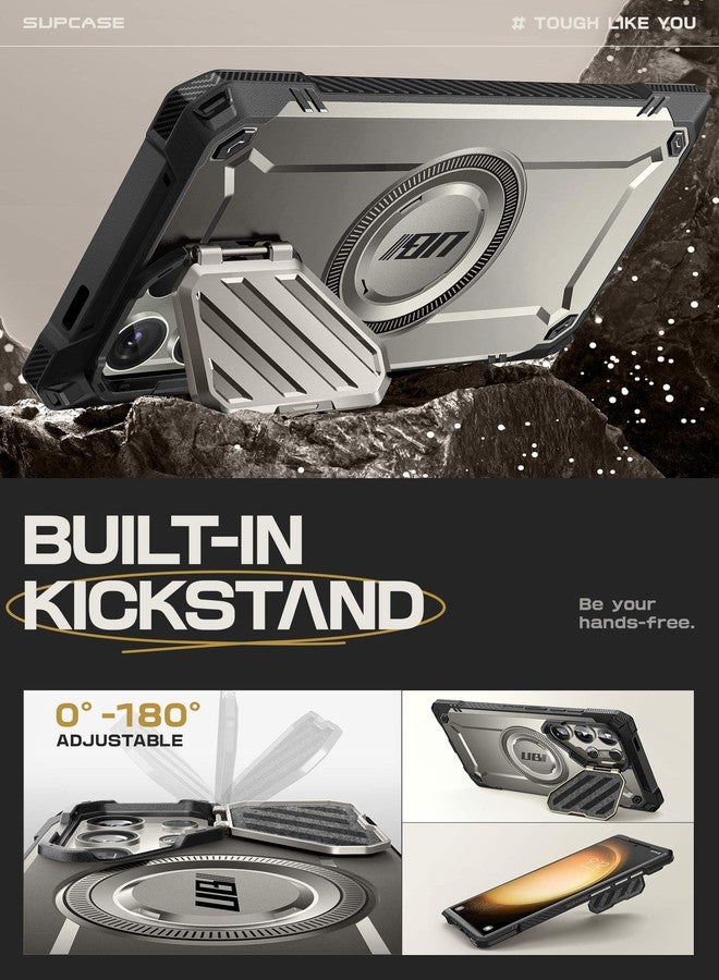 SUPCASE UB Mag XT Case for Samsung Galaxy S24 Ultra (2024 Release), Extreme Lens Protection Slim Rugged Case with Built-in Kickstand (Tigray) - Image 5